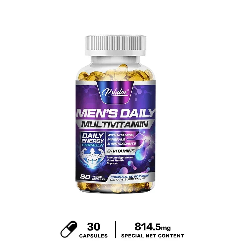 Men's Multivitamin Supplement - Supports Immune Health, Boosts Energy Production, and Improves Vitality and Endurance - Sun Studio