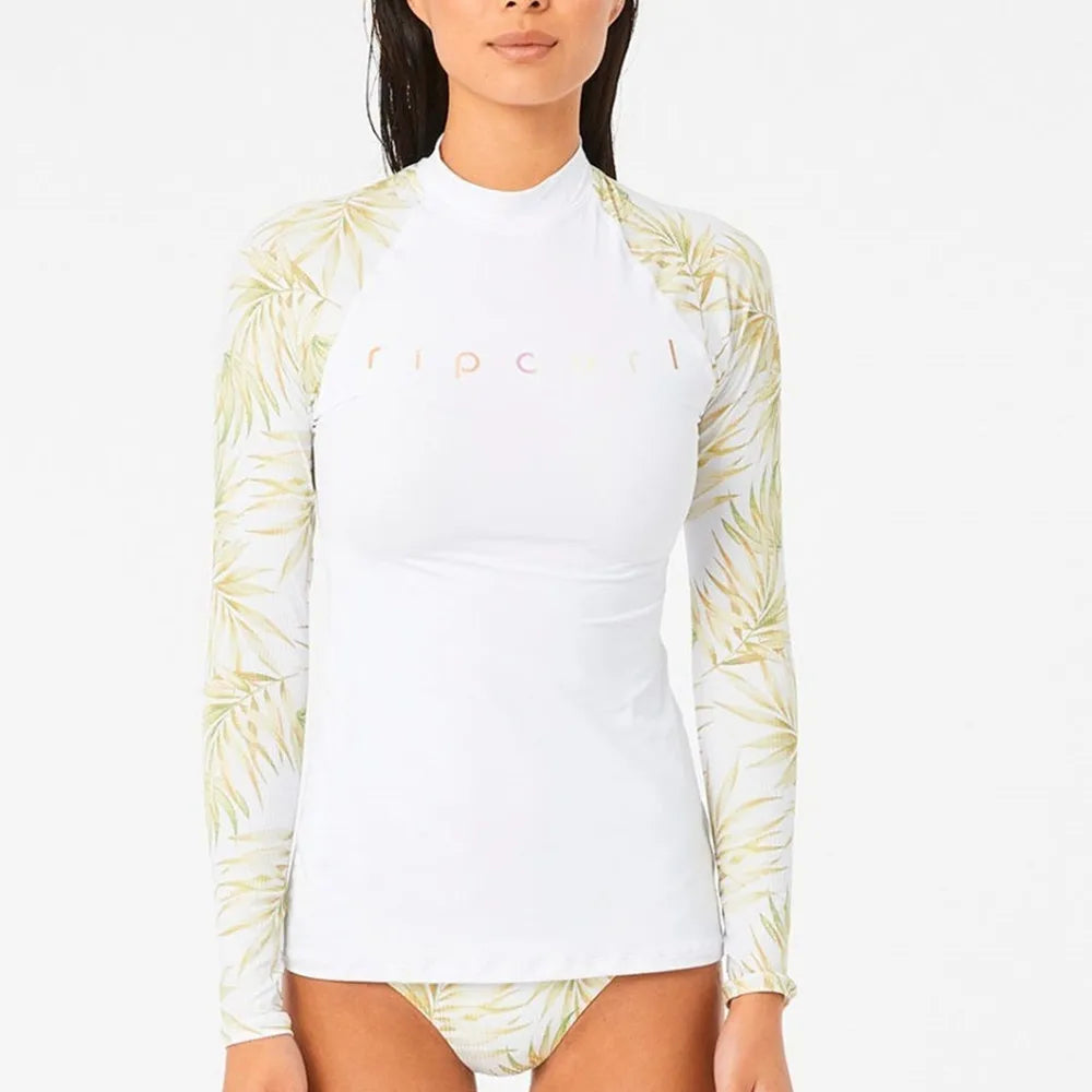 Sexy Swimsuit Mujer Rash Guard 2023 Women Long Sleeve Swimwear Rashguard Surfing Set Surf Swimming Shirts Quick Dry - Sun Studio