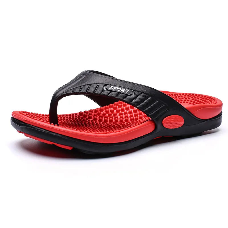Vanmie Summer Slippers Men Massage Beach Flip Flops Men Slippers 2024 Casual Anti-slip Beach Slippers for Men Fashion Flip-flops - Sun Studio