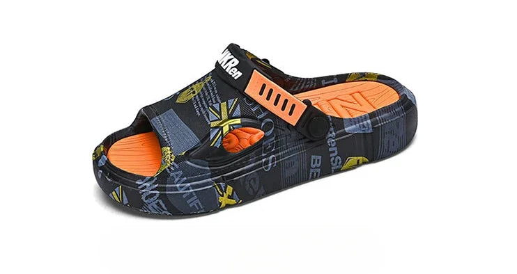 Soft Men's Shoe Eva Outdoor Sabot Male Slipper Fun Designer Luxury Low Price 2025 Fashion Comfortable High Quality Pvc Slides - Sun Studio