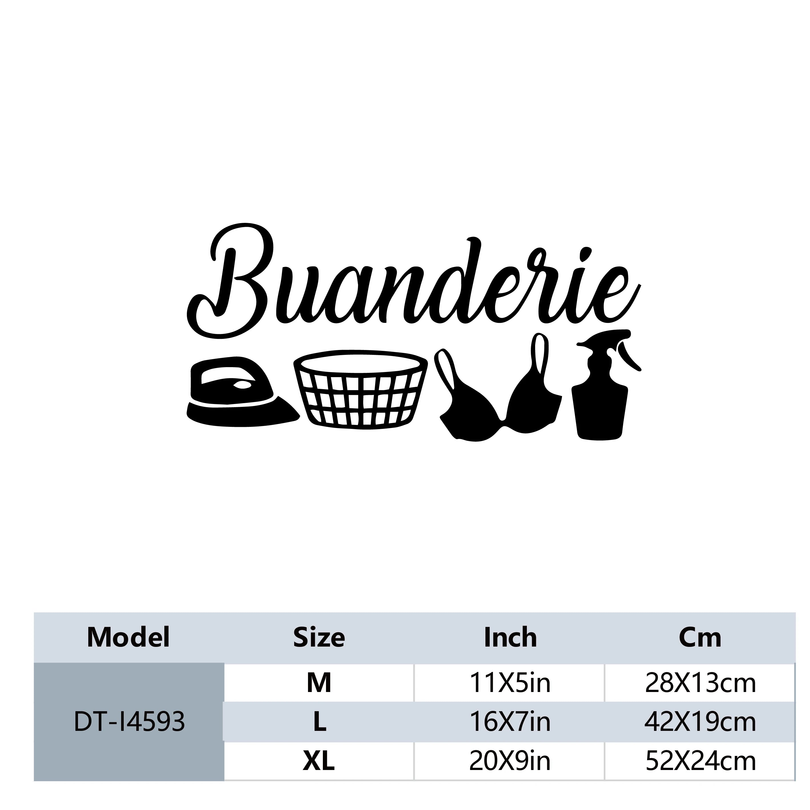1 pc Laundry room New Wall Decal Art Vinyl Stickers For Home Decor Living Bedroom Decoration Accessories Murals