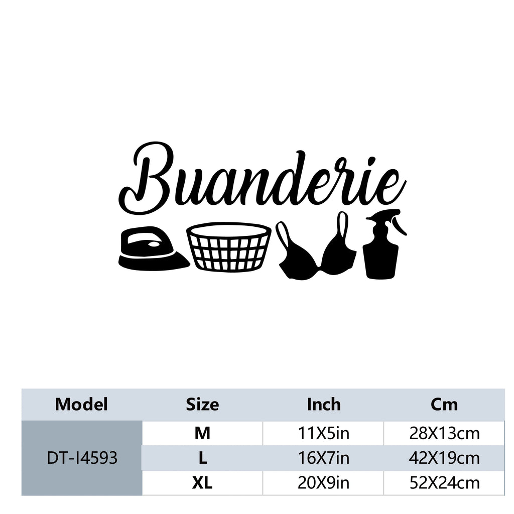 1 pc Laundry room New Wall Decal Art Vinyl Stickers For Home Decor Living Bedroom Decoration Accessories Murals