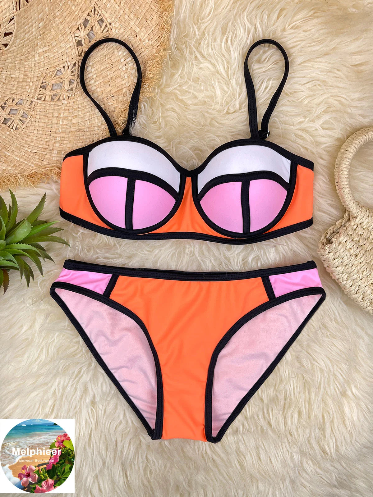 Bandeau Bikini Women Swimsuit Two-Piece Bathing Suit Woman Swimwear 2026 Sexy Underwired Push Up Bikinis Sets Beachwear Summer - Sun Studio