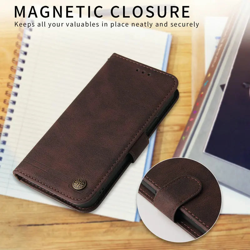 For Xiaomi Redmi Note 15 Pro Plus 5G Protective Case Leather Book Stand Phone Redmi Note 15 Pro 4G Case Mi Note15 Pro+ Flip Capa - Sun Studio