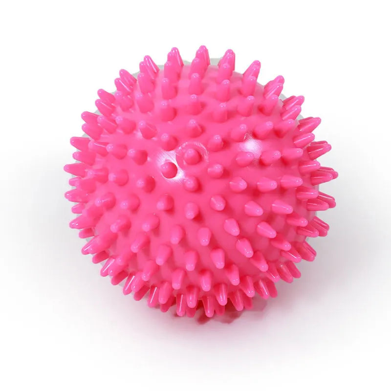9cm PVC Spiky Massage Yoga Ball Trigger Point Sport Fitness Hand Foot Pain Stress Relief Muscle Relax Unisex Stab Massage Ball - Sun Studio