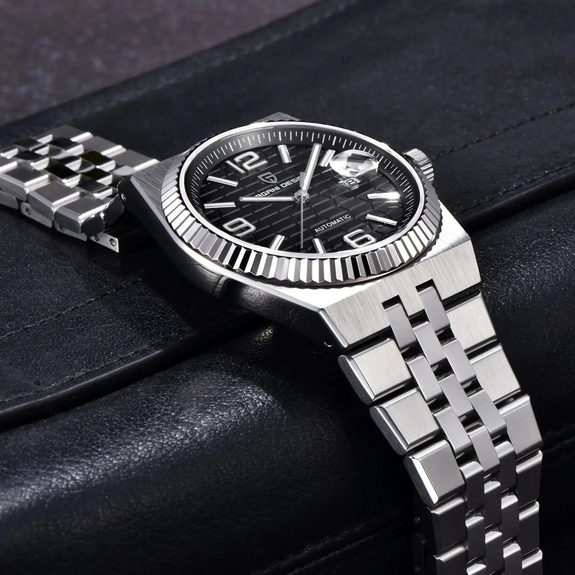 2026 New PAGANI DESIGN 3D Rhombus Dial Luxury Automatic Watch For Men Fashion Business Mechanical Wrist watches Sapphire crystal - Sun Studio