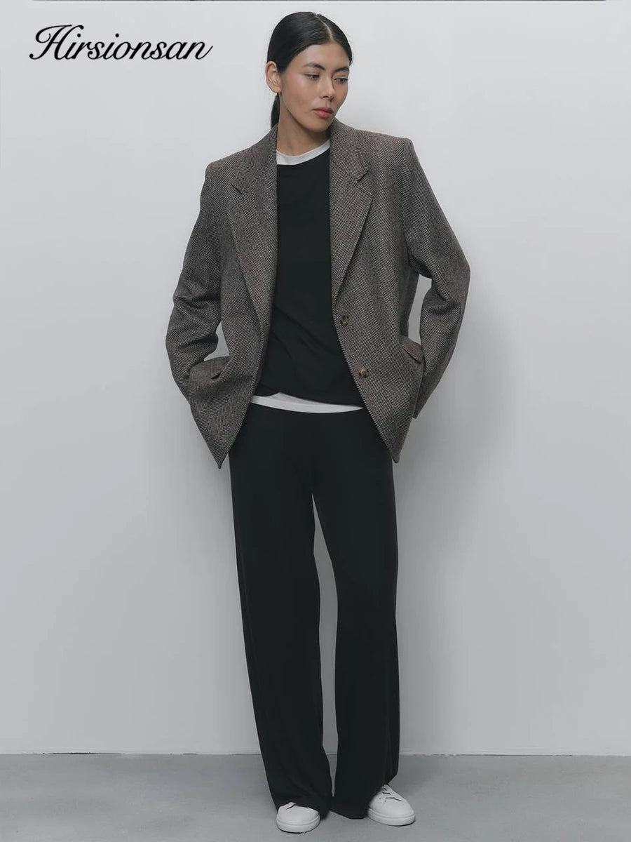 Hirsionsan Modal Soft Loose Sets Women 2026 Casual Two Pieces Long Sleeve T Shirts and High Waist Dresses Outfits Tracksuit - Sun Studio