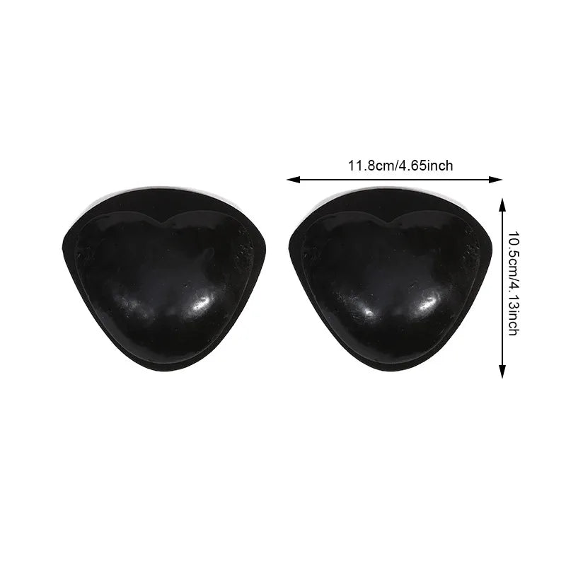 2pcs Silicone Bra Inserts Breast Pads Sticky Push-up Women Bra Cup Thicker Nipple Cover Patch Bikini Inserts for Swimsuit Gifts - Sun Studio