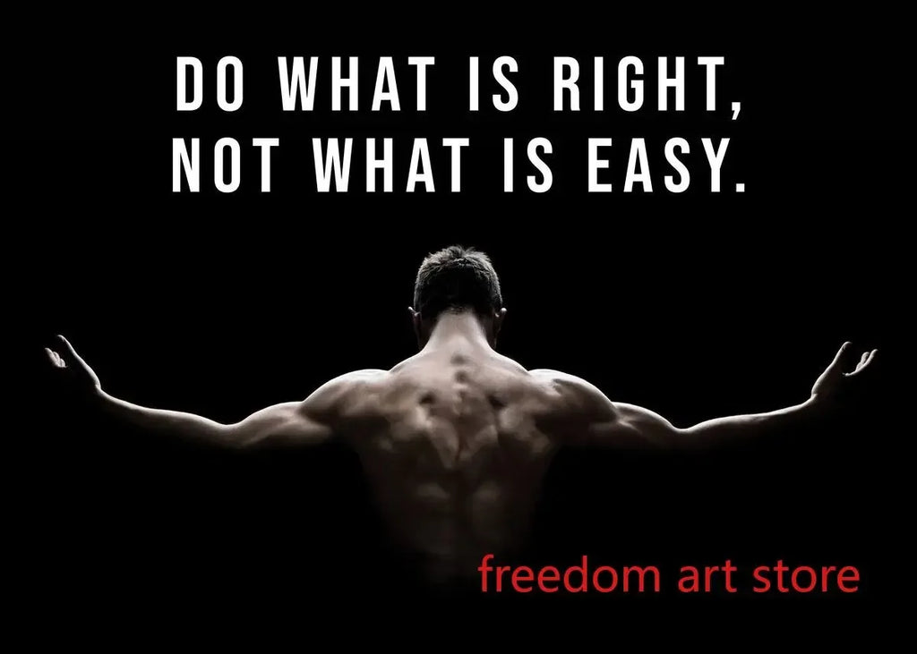Gym Motivation Muscle Man Bodybuilding Fitness Strength Barbell Art Poster Canvas Painting Wall Print Picture for Home Gym Decor - Sun Studio