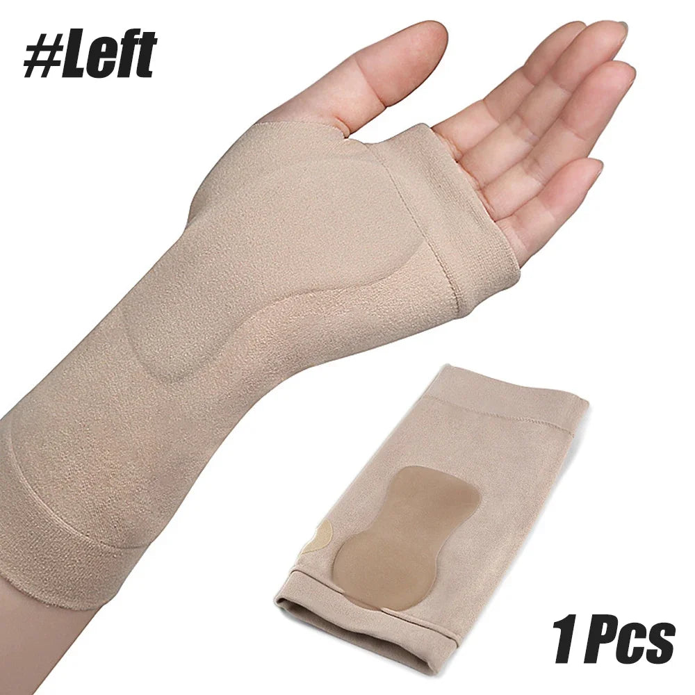 1PCS Wrist Thumb Support Compression Gloves,Wrist Brace Compression Sleeves with Soft Gel Pad for Arthritis,Carpal Tunnel Splint - Sun Studio