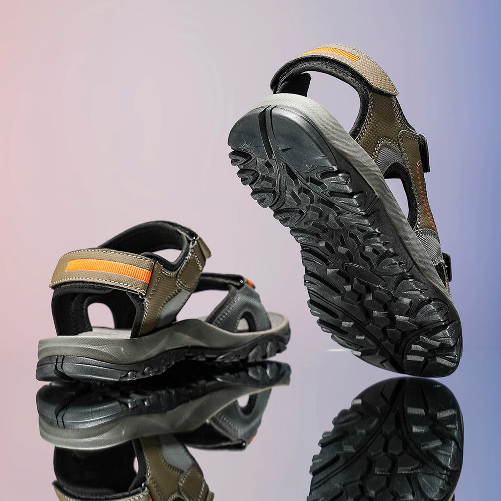 Summer New Sandals Men's Water Beach Breathable Quick Drying Shoes Comfortable Flat Bottom Non slip Sandals Driving Shoes - Sun Studio