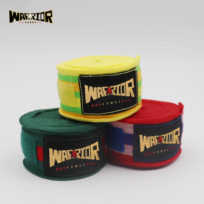 Hot Sale Colorful Stripe Pattern 3M/5M Boxing Hand Wraps MMA Muay Thai Kick Boxing Handwrap For Training Bandage Sport Tape - Sun Studio