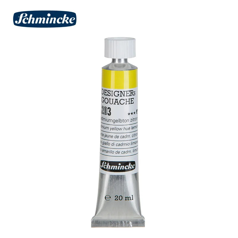 Germany Schmincke Designer Gouache Paint Tube 20ml Opaque Gouache Paint Professional Artist 48 Colors Drawing Art Supplies Cute - Sun Studio