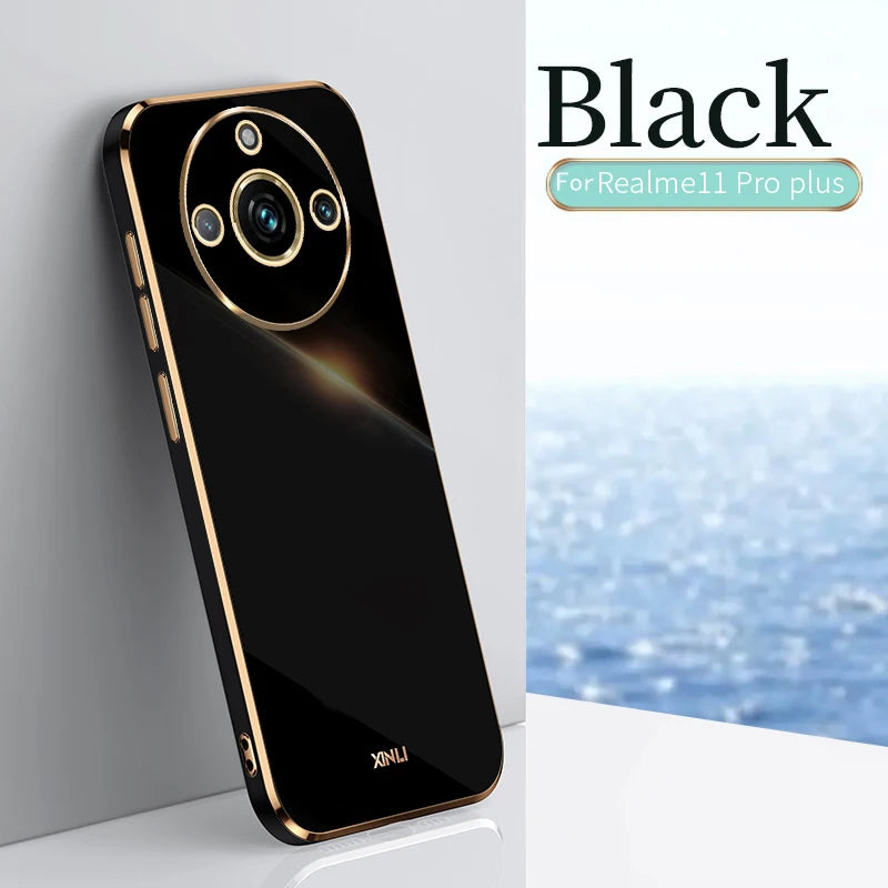 For Realme 11 Pro Plus 5G Case Soft TPU Cover High Quality Anti-fingerprint Camera Protection Case For Realme 11 Pro