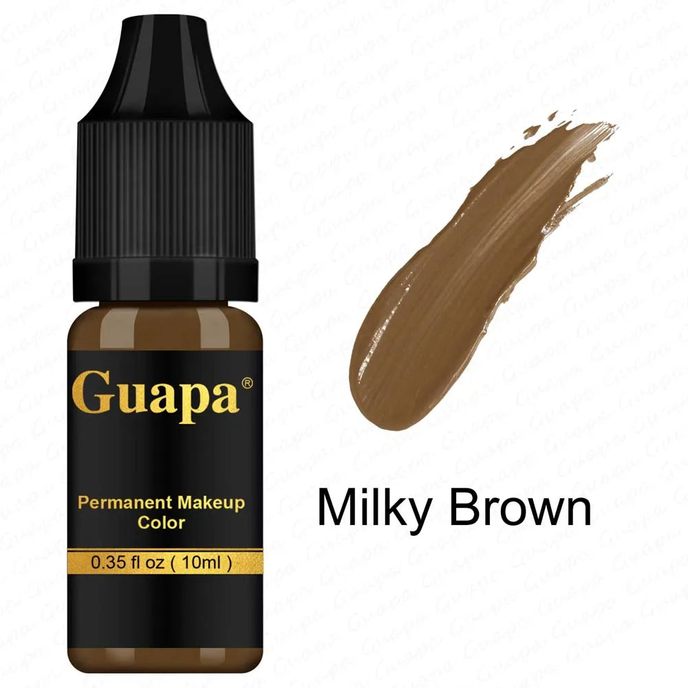 10ML Tattoo Ink Mikropigment Lippen Augenbrauen Permanente Makeup Pigment Tattoo Zubehör für Tattoo Augenbrauen Eyeliner Lippen