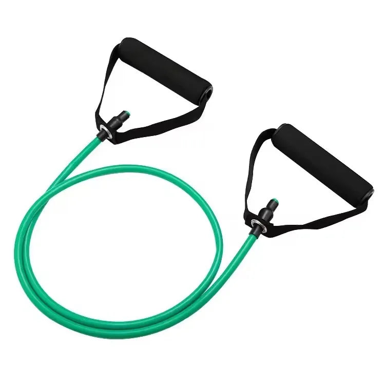 5 Levels Resistance Bands with Handles Men Yoga Pull Rope Elastic Fitness Exercise Tube Band for Home Workouts Strength Training - Sun Studio