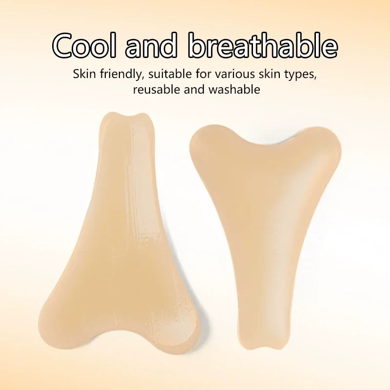 1 Piece Invisible Concealer Panties Silicone Reusable for Swimsuit Underwear Camel Toe Leggings Privacy Stickiness Self-Adhesive - Sun Studio