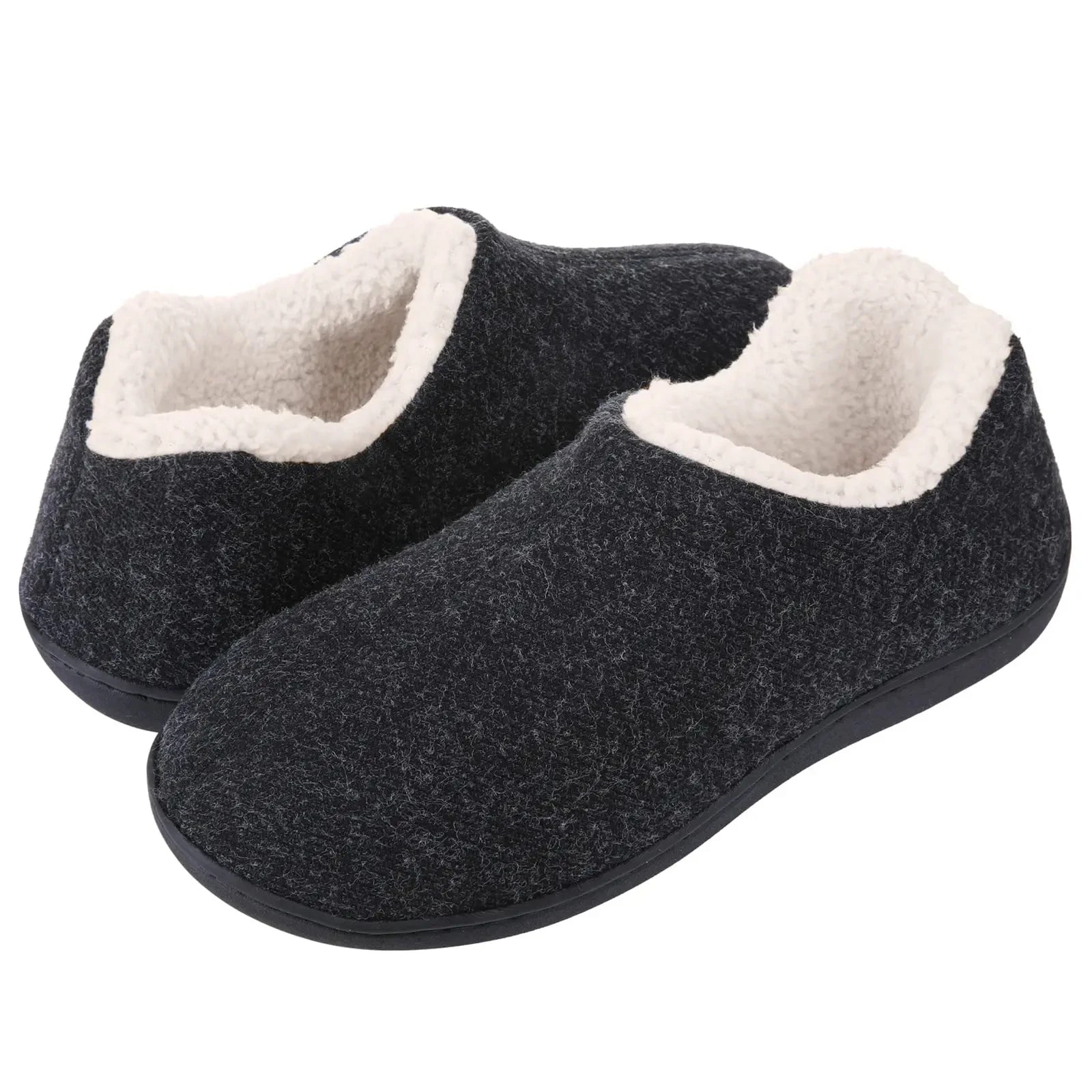 Asgard Winter Cotton Slippers For Men Outdoor Non-slip Warm Slippers Indoor Memory Foam Home Slippers Fashion Casual Furry Shoes - Sun Studio