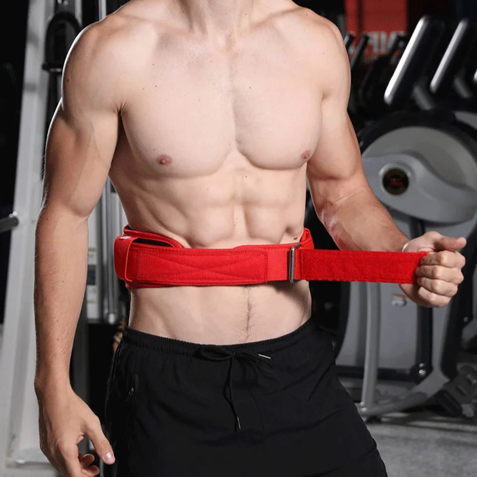 GOBYGO Weight Lifting Belts Gym Back Supports Gym Weights Cross Training Squatting And Pulling Exercise Waist Support Men Women - Sun Studio