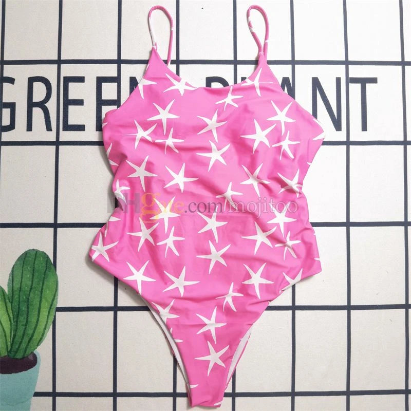 2025 Summer New Women's Slimming Swimsuit Sexy Beach Vacation Printed Strap Bikini - Sun Studio