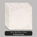 Marie's Rice Paper 10 Sheets 13 x13 in for Chinese Painting Soft Round Xuan Paper Half Raw for DIY Craft,Great for Artist,Adults - Sun Studio
