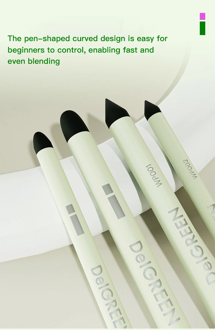 Cotton Blending Sponge Brush Pens Set 2Pcs Double-Headed Washable Sketch Wipe Reusable Art Blenders for Detail Shadow Highlight - Sun Studio