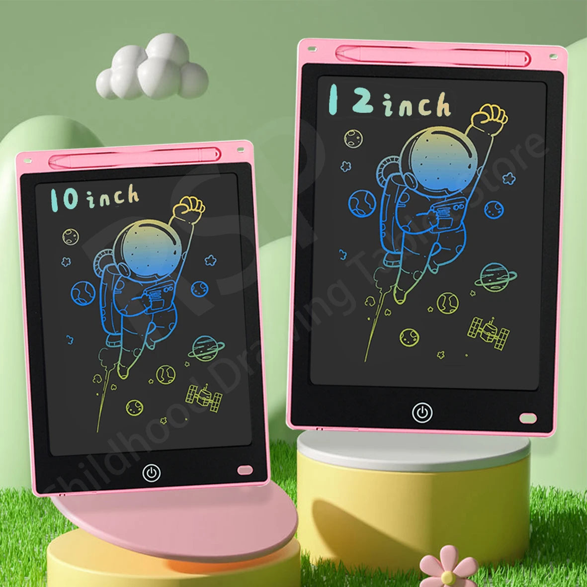 16/12/10/8.5/8.2/6.5/4.5inch LCD graphic tablet,color drawing tablet,3 4 5 6 7 8years kids birthday gifts/Christmas/travel toys - Sun Studio