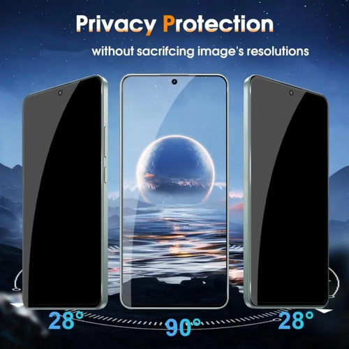 4Pcs Privacy Full Screen Protector for Redmi Note 14 5G 13 12 11 Pro 14S 12S 11S Tempered Glass for Redmi 15C 15 14C 13C 12C 10A - Sun Studio