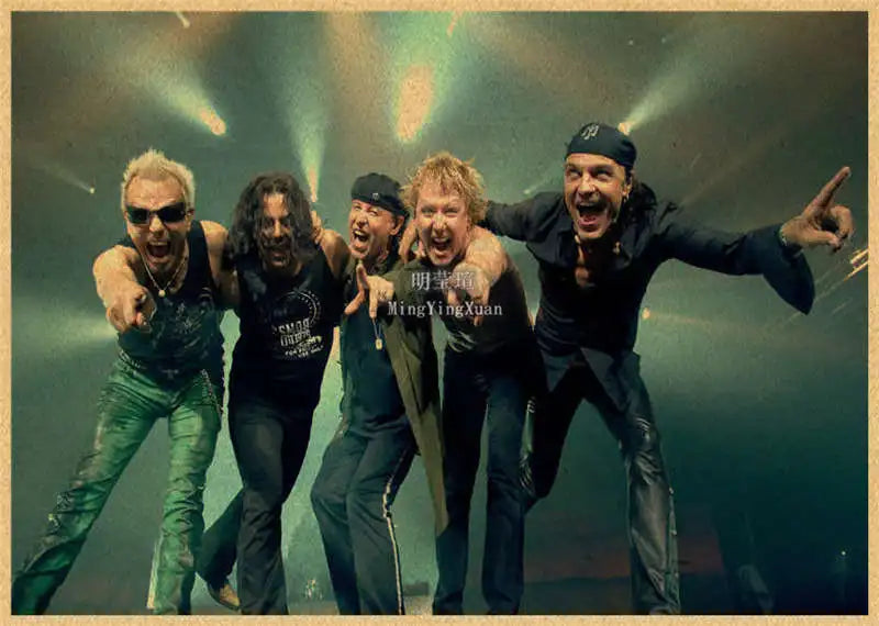 Scorpions Band Poster Wall Art  Posters Decoration Art Poster Personalized Gift Modern Family bedroom Painting - Sun Studio