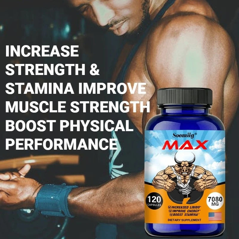 Male Supplement - Support Men Healthy Enhancing Long Lasting Powerful Supplement Capsules - Sun Studio