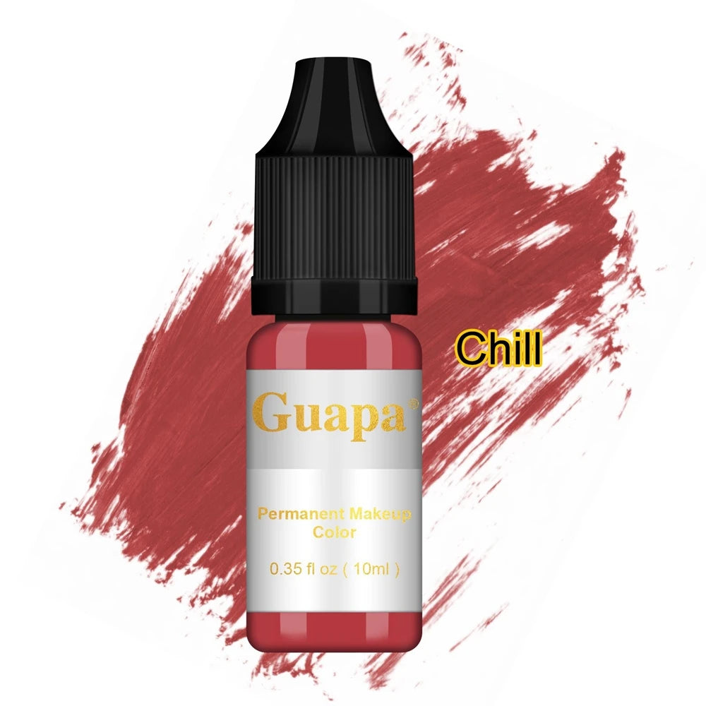 10ML Tattoo Ink Micro pigment Lip Eyebrow Permanent Makeup Pigment Tattoo Supplies for Tattoo Eyebrow Eyeliner Lip