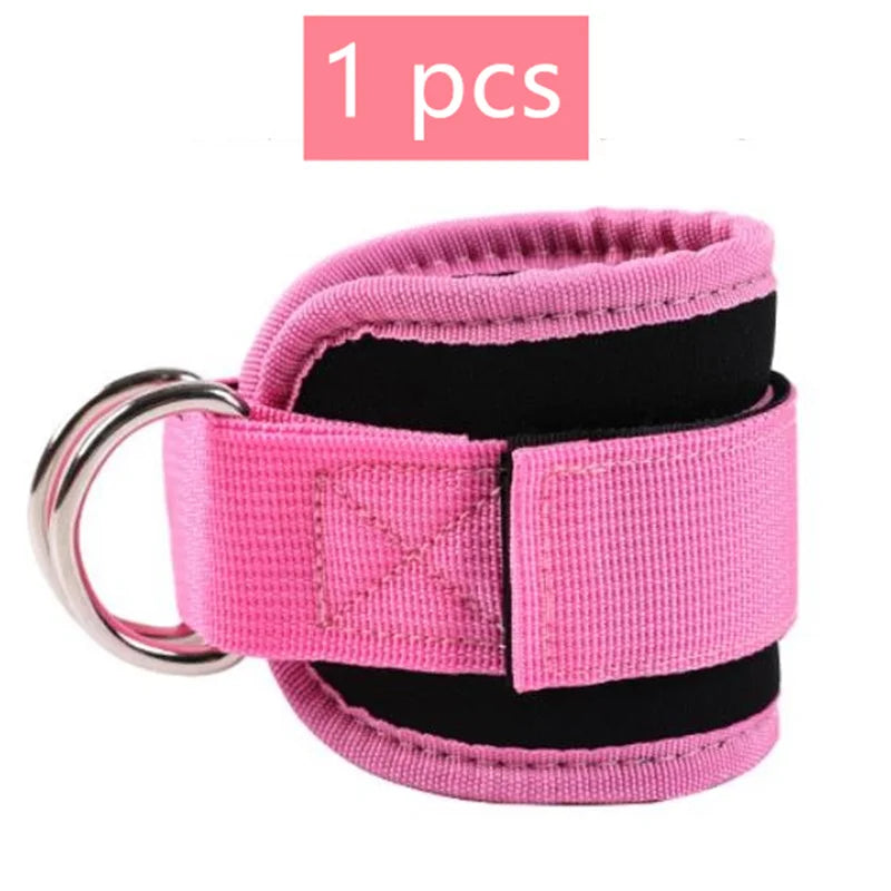 1/2/4 Pcs Cable Ankle Straps Double D-Ring Ankle Cuffs For Gym Workouts Glutes Legs Strength Training Support Sport Abductors - Sun Studio