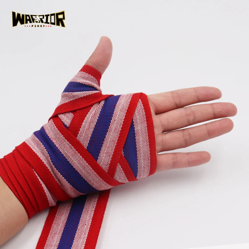 Hot Sale Colorful Stripe Pattern 3M/5M Boxing Hand Wraps MMA Muay Thai Kick Boxing Handwrap For Training Bandage Sport Tape - Sun Studio