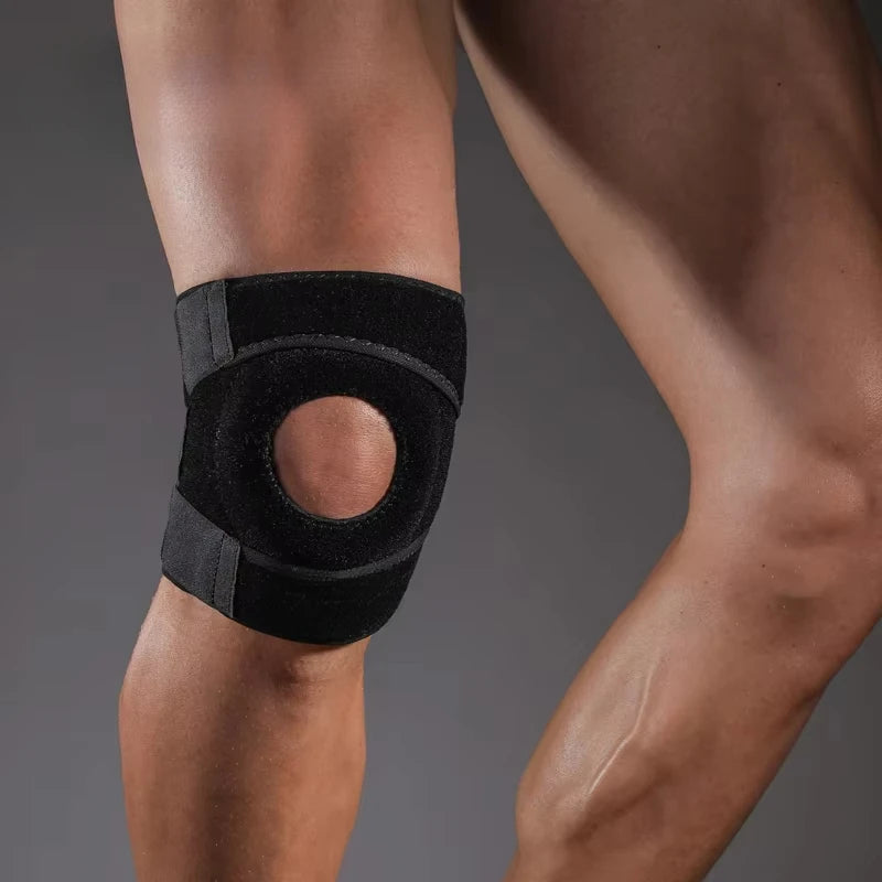 1 piece of sports and fitness knee pad, knee cap with adjustable knee support - Sun Studio