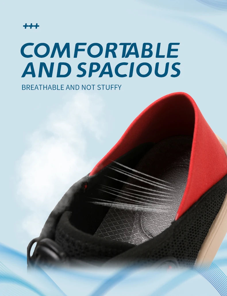 Hot Summer Mesh Men's Shoes Fashion Breathable Men Casual Shoes Handmade Flat Wading Shoes Outdoor Men Sneakers Big Size 38-46 - Sun Studio