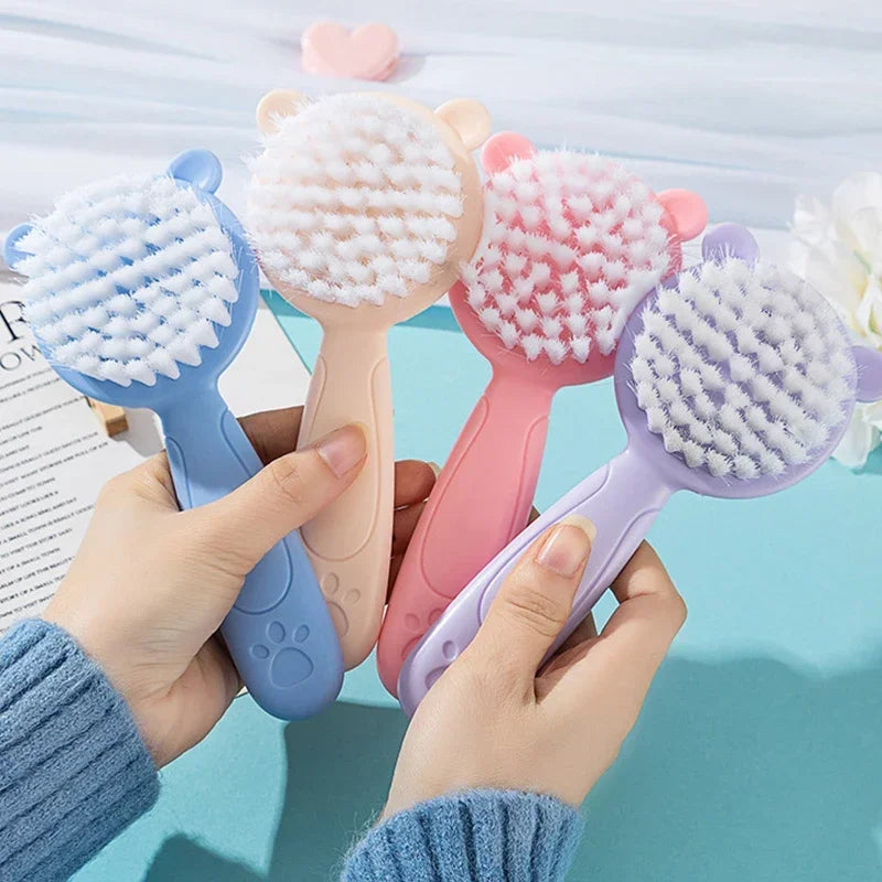 2pcs Set Baby Care Comb Anti-scratch Boy Girl Hairbrush Kids Combs Newborn Hair Brush Infant Comb Head Massager - Sun Studio