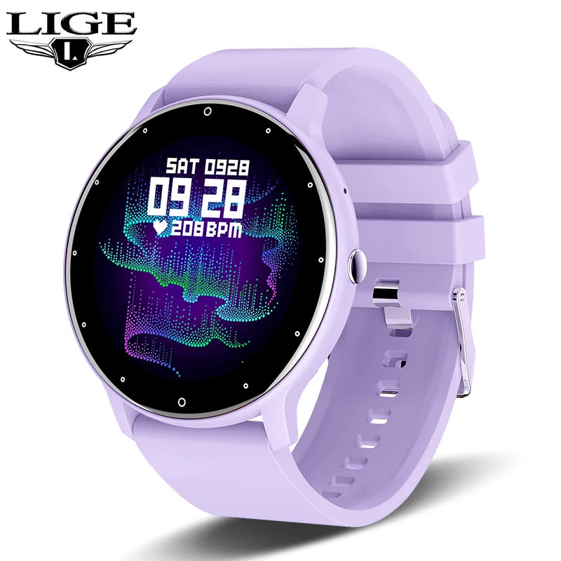 LIGE Neue Smartwatch Herren Sport Fitness Uhren Herzfrequenz Voll-Touchscreen Bluetooth Anruf 2026 Neue ultraleichte Smartwatch Herren
