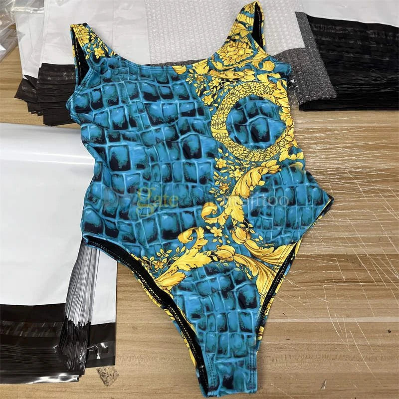 2025 Summer New Women's Slimming Swimsuit Sexy Beach Vacation Printed Strap Bikini - Sun Studio