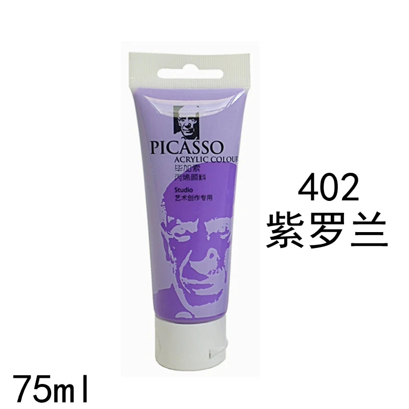 75ml Acrylic Paint Non Toxic Non Fading,Rich Pigments for Painters, Adults for Canvas Wood Clay Fabric Ceramic Craft Supplies