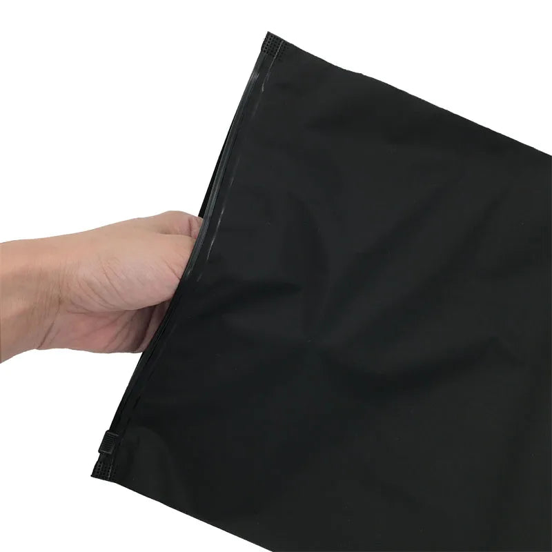 TETP 50Pcs Black/Pink/Beige Frosted Zipper Bag Home T-shirt Pants Swimsuit Packaging Storage Wholesale For Small Business - Sun Studio