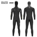 3mm Neoprene Wetsuit Men's One-piece Cold Proof Scuba Warm Diving Suit Jellyfish Winter Swimsuit Surfing Suit  S-4XL - Sun Studio
