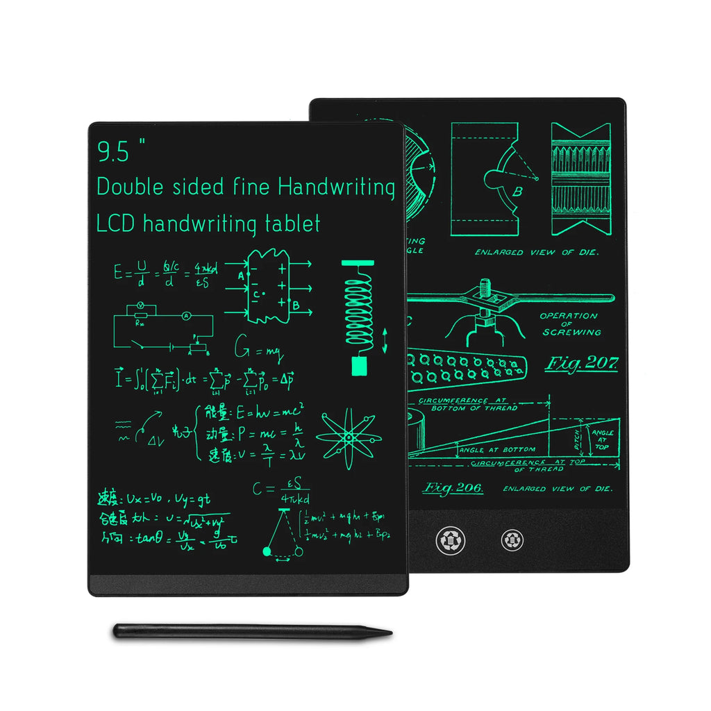 New 9.5 Inch Full Screen Superfine Handwriting Lcd Writing Tablet Drawing Board Electronic Superfine Notepads Educational - Sun Studio