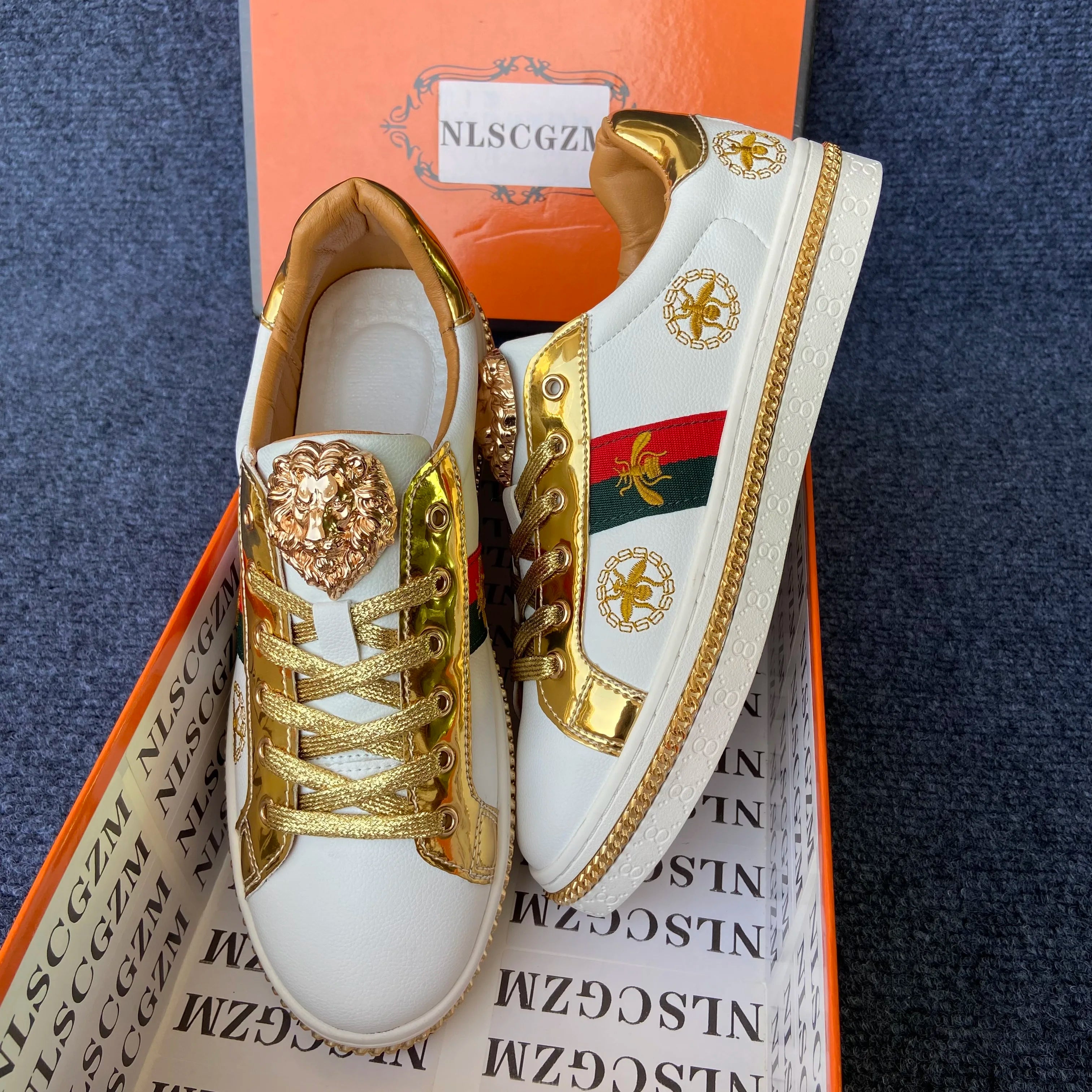 original shoes brand premium shoes for man high quality casual shoes for man casual sneakers for man trainers luxury black white - Sun Studio