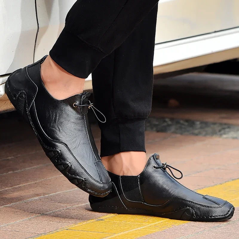 Size 38-47 Men Sneakers Leisure Comfortable Walking Genuine Leather Shoes Sports Outdoor Footwear Loafers Male Trainers 2021 - Sun Studio
