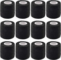 6/12/24 Black Tattoo Grip Bandage Cover Wraps Tapes Nonwoven Waterproof Self Adhesive Finger Wrist Protection Tattoo Accessories - Sun Studio