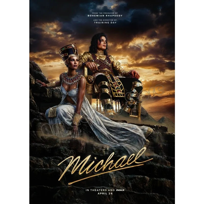 Michael 2026 Movie Biopic Michael-Jackson Style Dance Photography Poster Canvas Painting Wall Art Pictures Home Decor Gift - Sun Studio