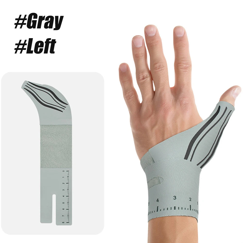 1PCS 2-in-1 Ultra-Thin Thumb & Wrist Brace - Adjustable Compression for Carpal Tunnel, Trigger Thumb, Tendonitis & Ulnar Support - Sun Studio