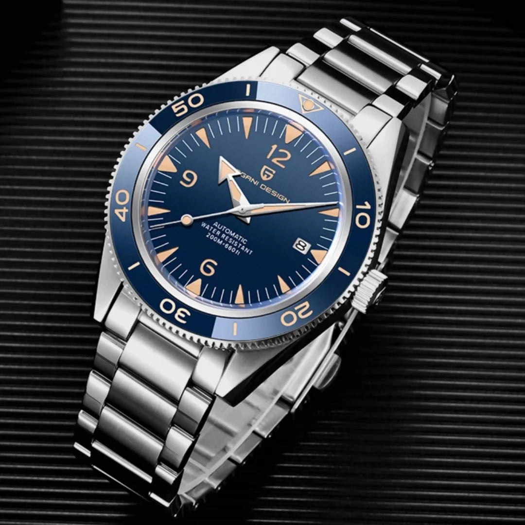 2026 New PAGANI Design 41mm Men's Automatic Mechanical Watch Classic Retro 200m Waterproof Business Sports Watches Reloj Hombre - Sun Studio