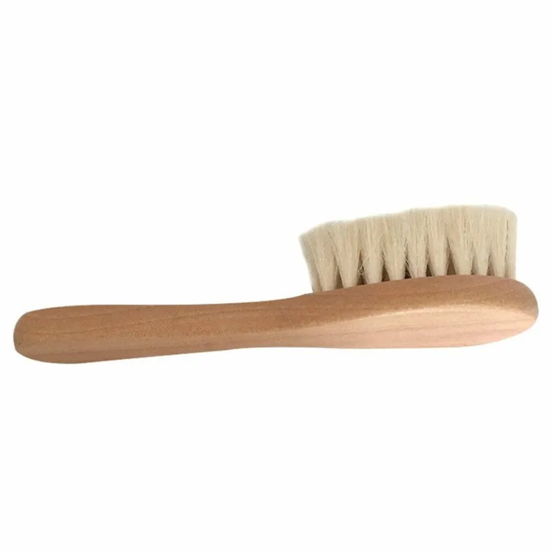 1/2/4pcs Baby Hair Brush And Comb Set for Newborn Wood Comb For Hair Massage Bath Shower Mini Baby Brush Kids Pocket HairBrush - Sun Studio