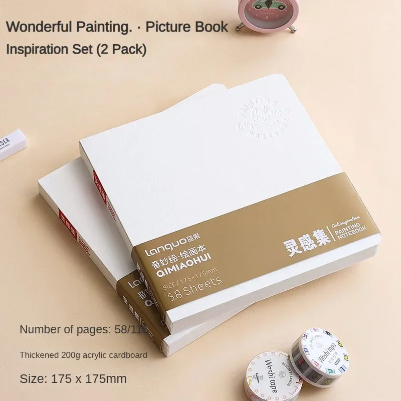 Multiple Specificacations WaterColor Sketchbook 58 Sheet Thickening 200g Drawing Notebook for Drawing Painting Book Art Supplies